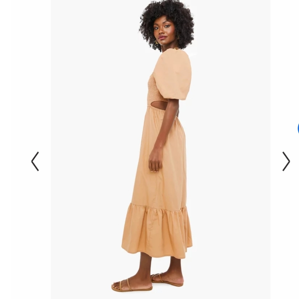 Faithfull The Brand Hazelnut Midi Maxi Dress NWT Size 8